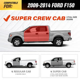 for 2013 F150 Running Boards Compatible with 2009-2014 Ford F150 F-150 SuperCrew Cab - Yzona